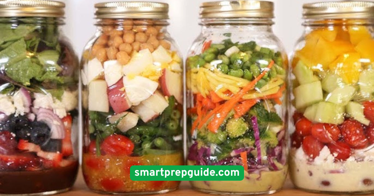 Mason Jar Salads with Vinaigrette