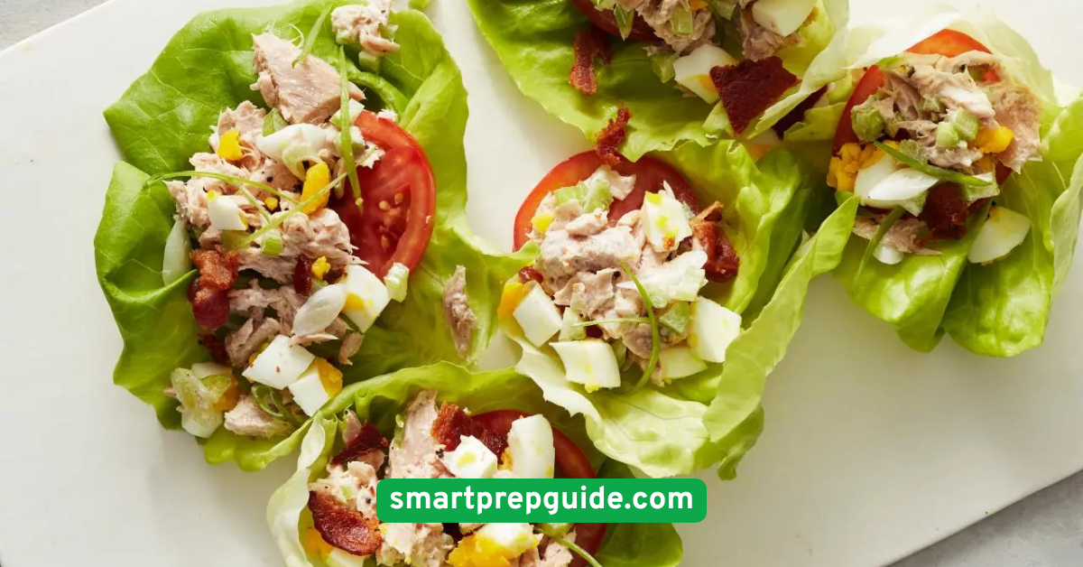 Tuna Salad Lettuce Wraps