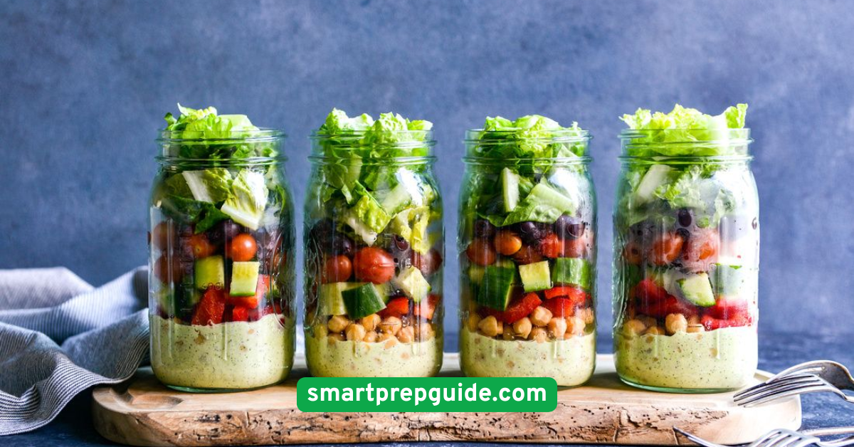 Greek Chickpea Salad Jars