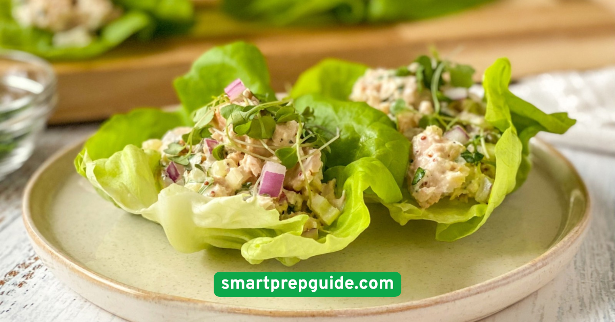 Tuna Salad Lettuce Wraps