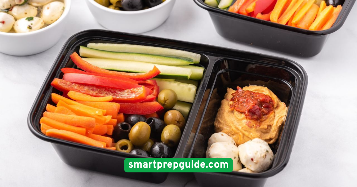 Hummus and Veggie Snack Boxes
