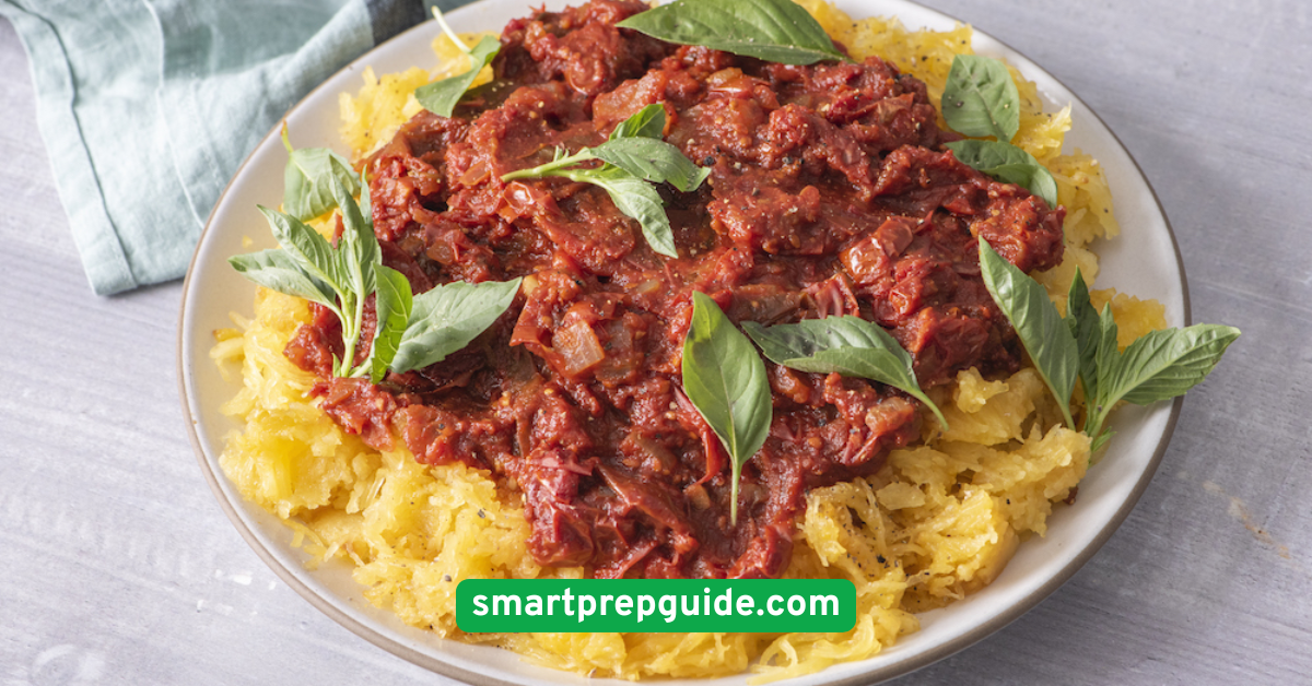 Spaghetti Squash with Marinara