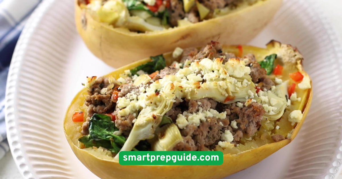 Spaghetti Squash Pasta Bowls