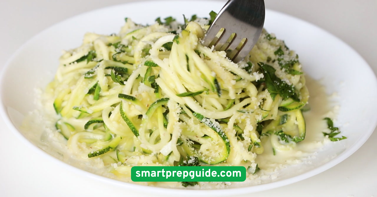 Zucchini Noodle Alfredo