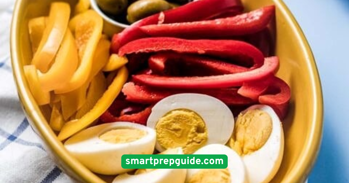 Hard-Boiled Eggs and Veggie Snack Boxes