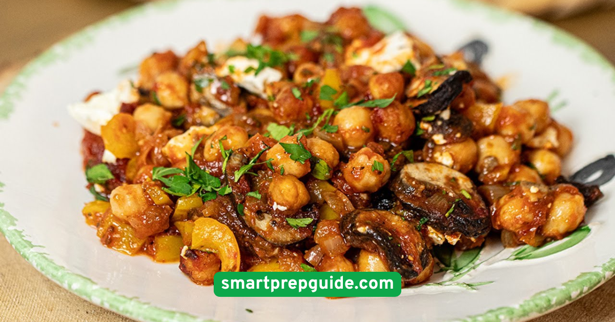 Roasted Chickpeas and Veggies
