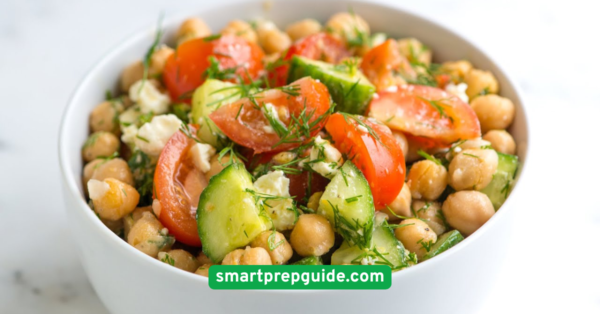 Chickpea Salad with Lemon Dressing