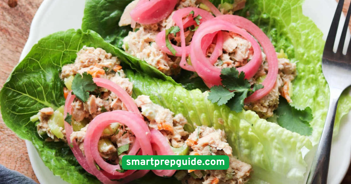 Tuna Salad Lettuce Wraps