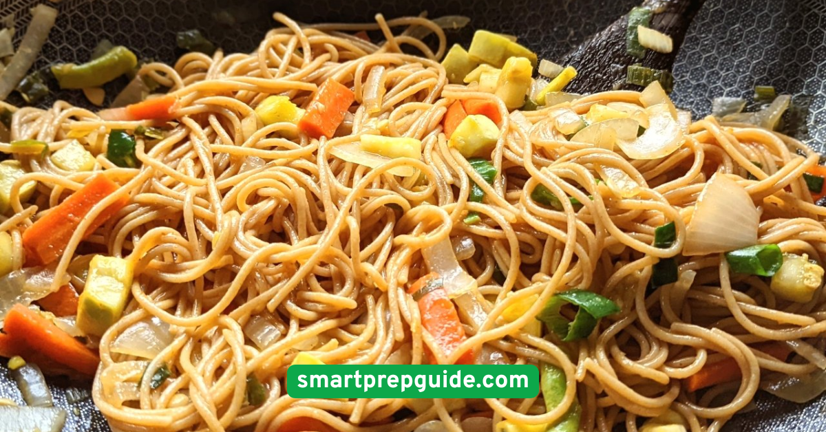 Vegetarian Stir-Fry with Noodles