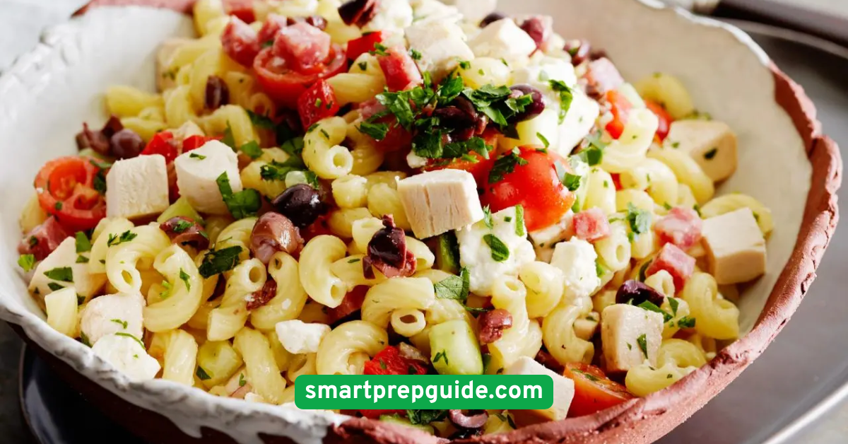 Pasta Salad with Chicken and Veggies